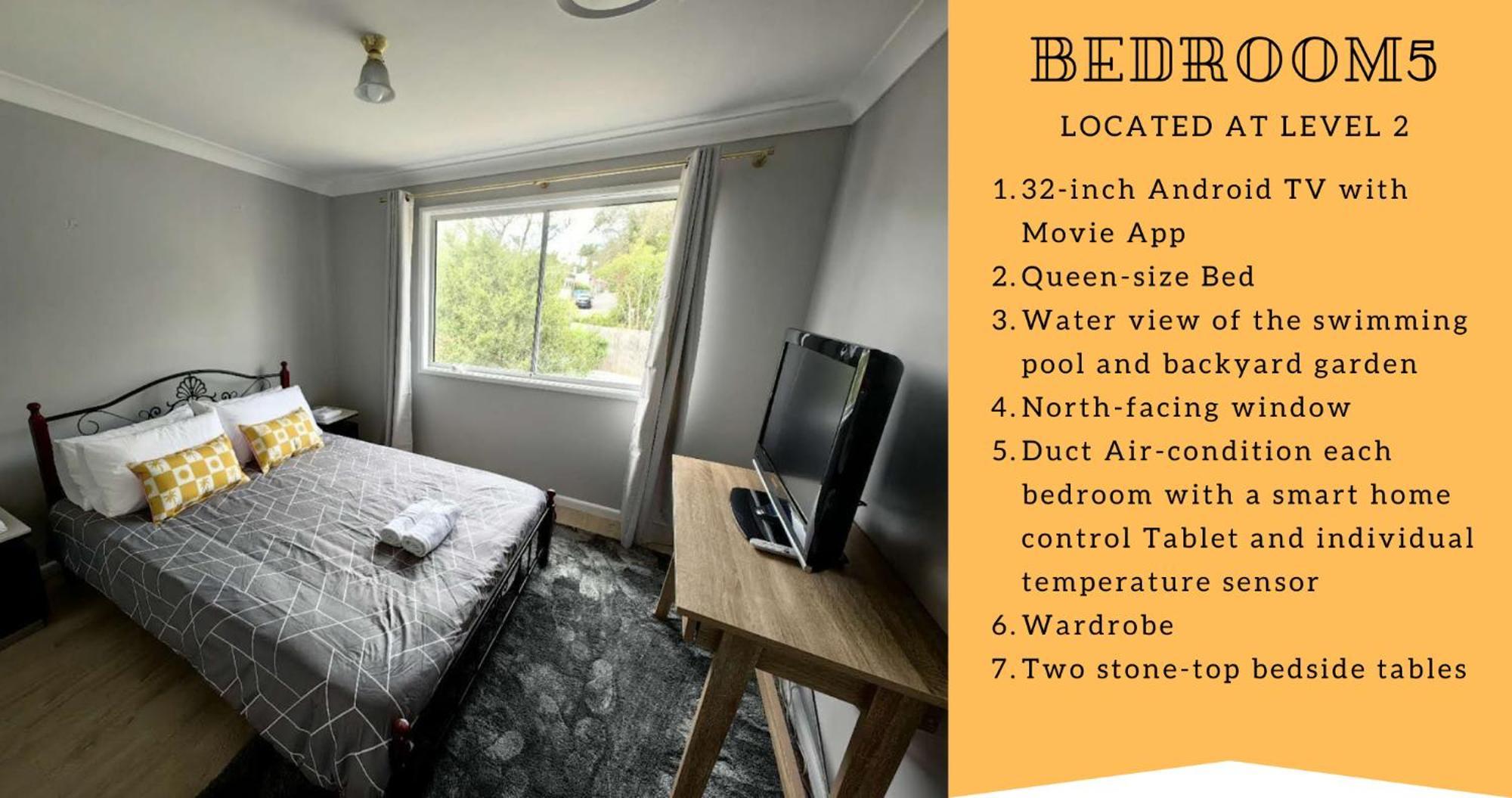 5 Bedroom 3 Bathroom House With Pool, Spa, Voice-control Smart And Game Holiday home