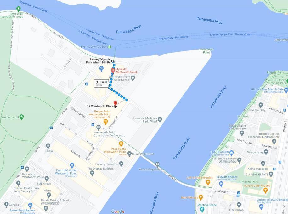 Apartment Sensational Waterview 2bed2baths -wifi Parking