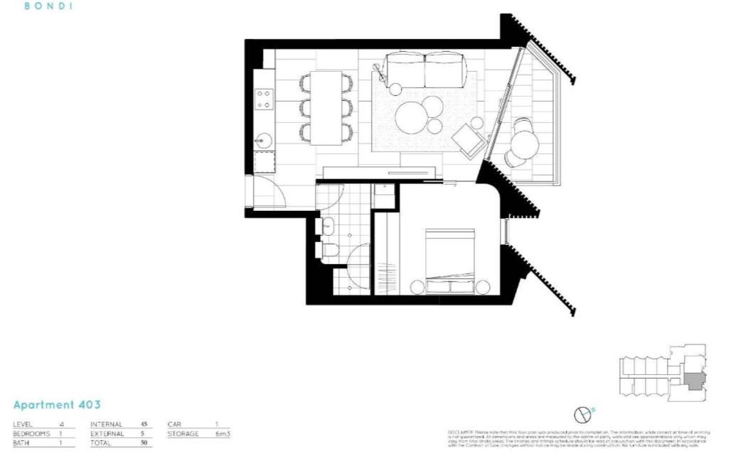 Apartment Modern Ocean View 1 Bdr Parking Balcony Ac *
