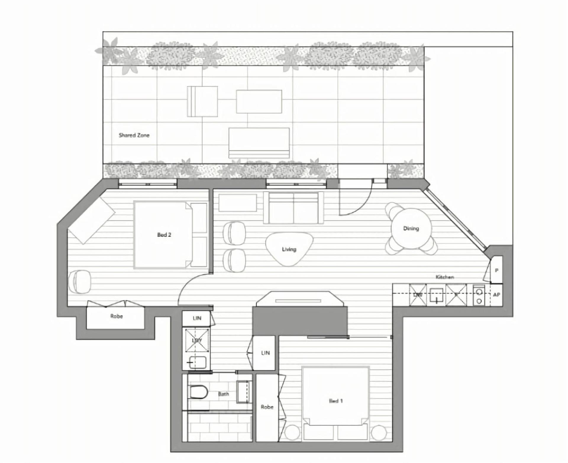 2bdr Brand New Moments From Rnsh St Leonards Apartment