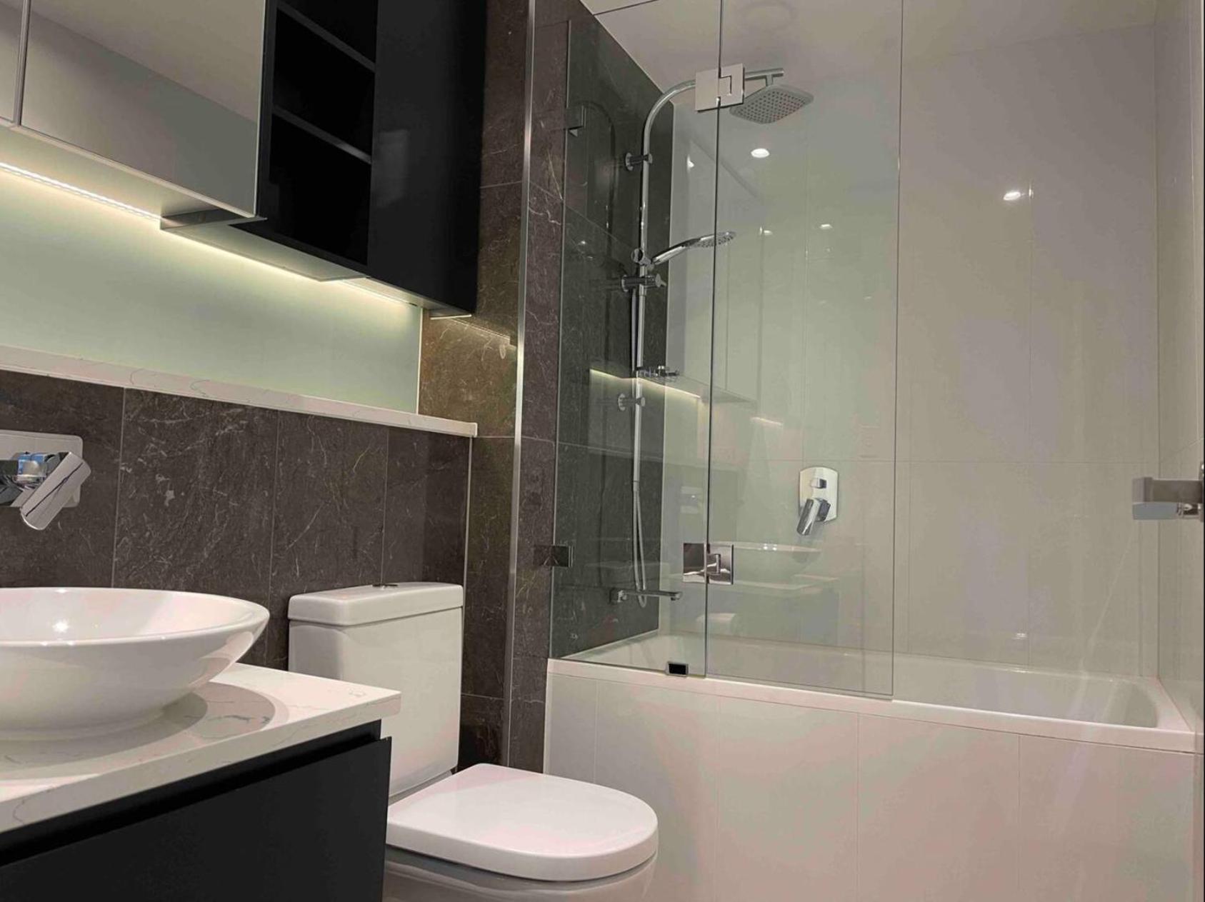 Sensational Waterview 2bed2baths -wifi Parking Apartment