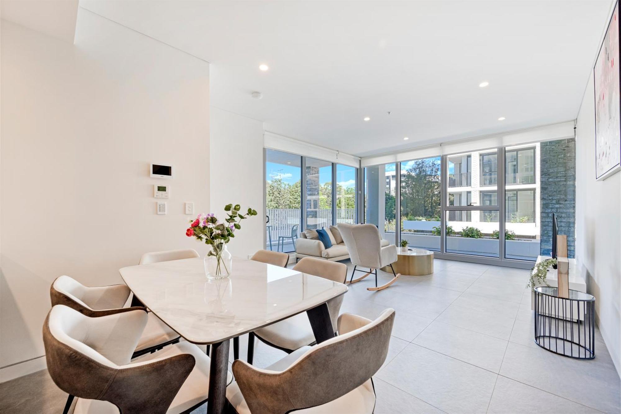 Apartment Modern 3b2b With Superb Stadium View At Olympic Park Sydney