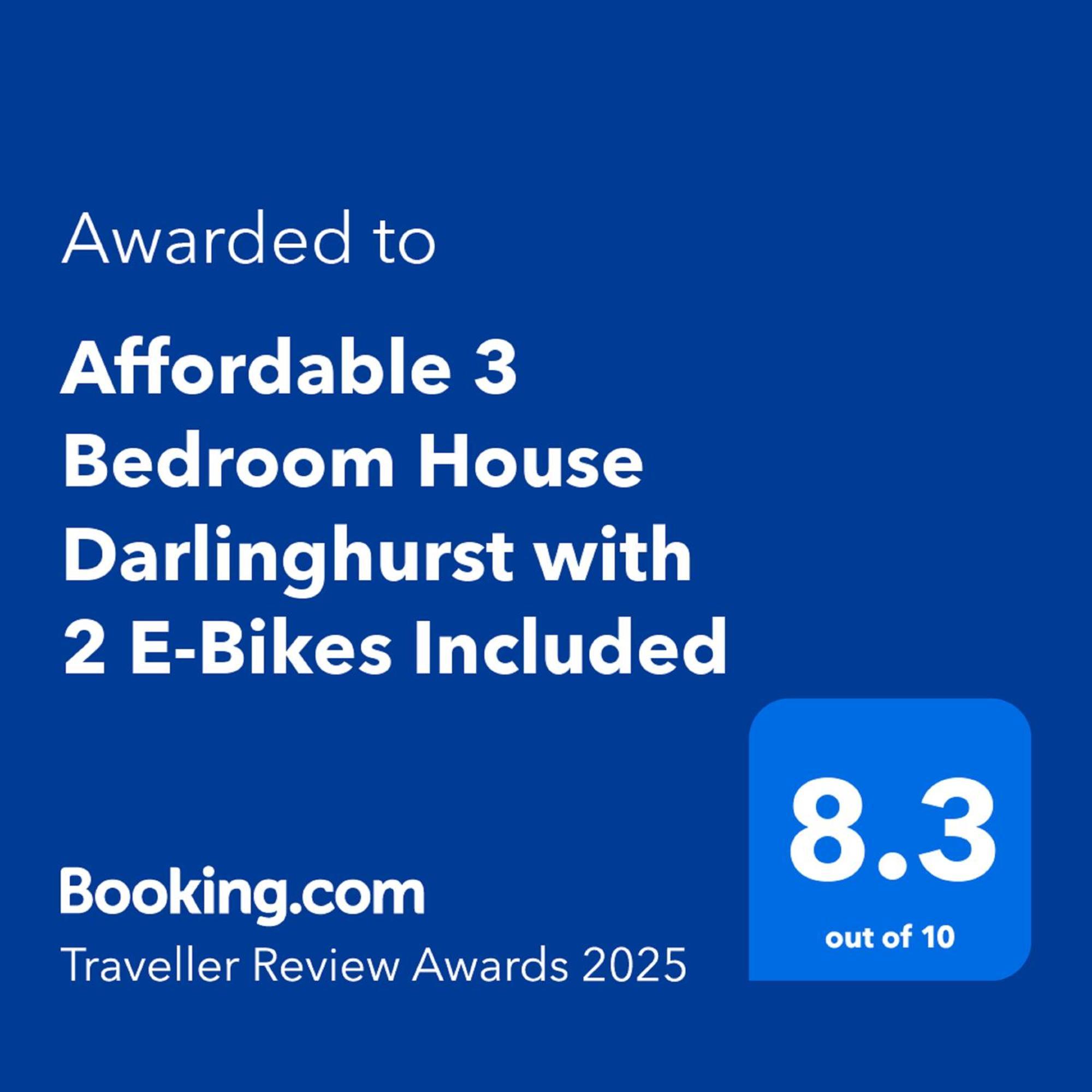 Holiday home Affordable 3 Bedroom House Darlinghurst With 2 E-bikes Included