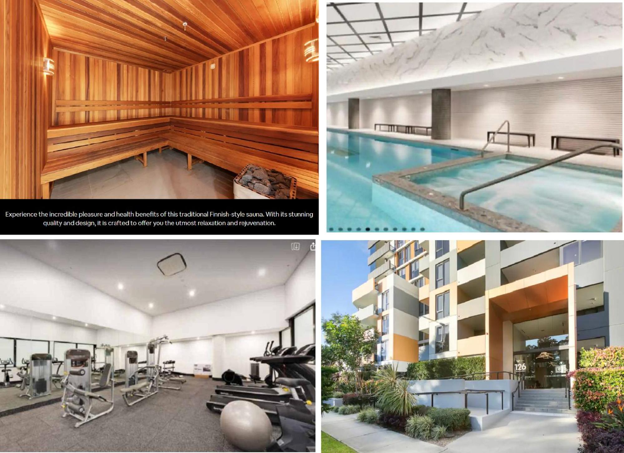 Amazing 1 Bedroom With Large Living & Extra Sleeping Space -up To 5 Ppl Gym Jacuzzi Pool Sauna And Garden With Bbq Apartment Sydney