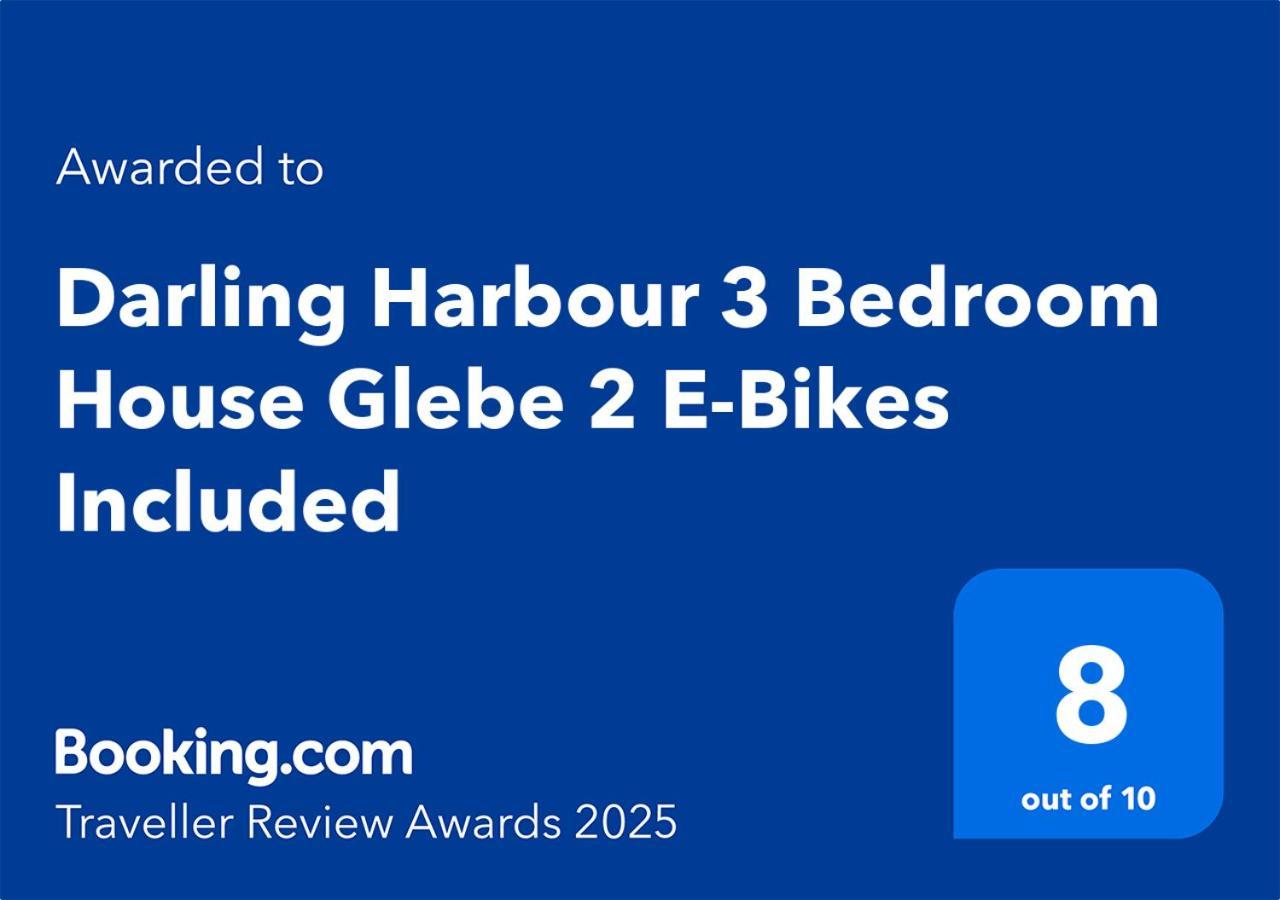 Darling Harbour 3 Bedroom House Glebe 2 E-bikes Included Sydney