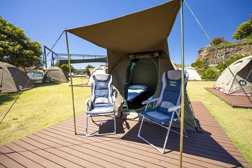 Cockatoo Island Accommodation Campsite