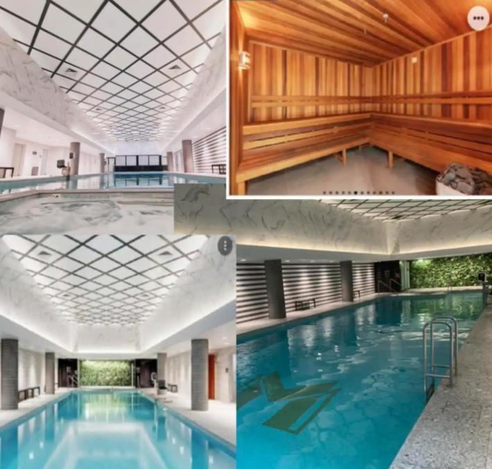 Amazing 1 Bedroom With Large Living & Extra Sleeping Space -up To 5 Ppl Gym Jacuzzi Pool Sauna And Garden With Bbq