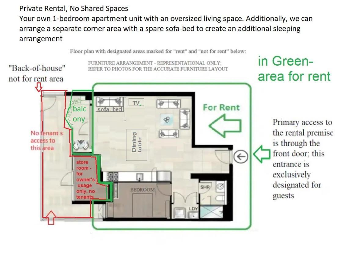Amazing 1 Bedroom With Large Living & Extra Sleeping Space -up To 5 Ppl Gym Jacuzzi Pool Sauna And Garden With Bbq Apartment *