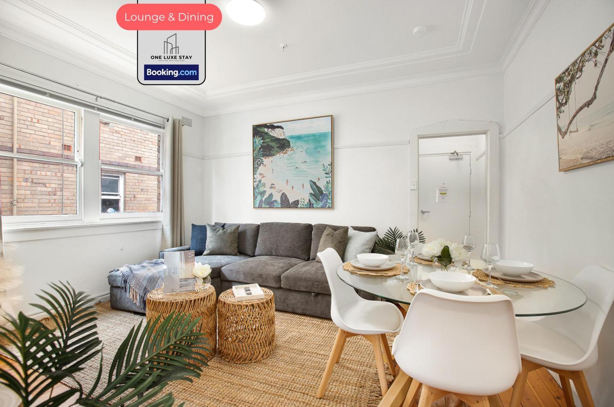 Manly Getaway By One Luxe Serviced & Vacation Manly Beach, Northern Beaches, With Free Wifi & Perfect For Families, Couples & Business Travellers